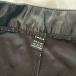SheIn Black Leather Shorts Photo 2