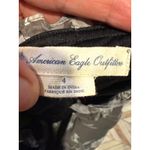 American Eagle  Outfitters Gray Floral Ruffle Tiered Mini Dress Women's Small 4 Photo 5