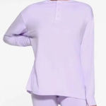 SKIMS SOLD boyfriend longsleeve Henley, Lily color, size Small, NWOT Photo 0
