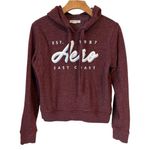 Aeropostale Hoodie Jacket Juniors Small Burgundy Big Logo 87 Vintage Y2K 90s Red Size undefined Photo 0