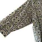 212 Collection Shirt Blouse Plus Paisley Cotton Spandex Floral SZ SZ 1X #1948 Blue Photo 3