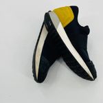 M. Gemi Colorblock Neoprene Slip on Sneakers Size 37 Black Gold Textured Toe Photo 6