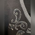 Bob Mackie  Wearable Art Black Sequin Beaded Cardigan Metallic Plus Size 3X MWT Photo 7