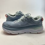 Hoka  Bondi 7 Women's Sneakers Light Blue Fog Glass Orange Size 8 Shoes Athletic Photo 8