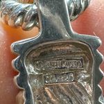 Judith Ripka 925 Textured Arched Short Necklace Photo 3