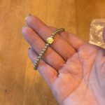 Marilyn Schiff elastic gold beaded lightning bolt bracelet Blue Photo 2