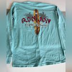 Ron Jon Surf Shop Turquoise Blue Long Sleeve Tee Shirt Size Medium 100% Cotton Photo 6