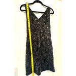🔥Midnight Nikibiki Black mini Sequined Dress Size S Photo 4