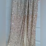 Mac Duggal 5489 Cap Sleeve Sequined High Slit Maxi Gown- NWT Photo 8