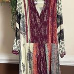 Anthropologie Tiny Gwen Boho Paisley Floral Patchwork Dress Size XS Photo 2
