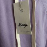 Maaji Lavender Hoodie with Cream Drawstrings Photo 3