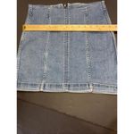 Free People Boho Preppy Business Casual Y2K Hippie Mini Skirt size 6 Photo 2