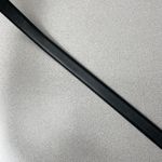 LP Blue Belt Womens Medium Black Vegan Leather Faux Pearl Buckle 1.25in Classic Photo 3