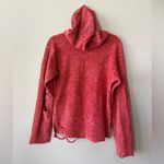 Alchemist Baja Distressed V Neck Pullover Sweatshirt in Red Women's Size XS Photo 2