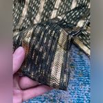 Anne Klein Vintage 60/70s  for the Vera Companies green metallic long hair scarf Photo 2