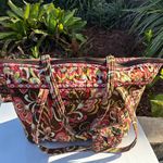 Vera Bradley Puccini Floral Patterned Large Tote Bag w/ matching zippered wallet Photo 3