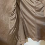 Adrienne Vittadini Tan Faux Suede Moto Jacket Photo 9