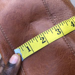 Brahmin $445 Vintage  Taylor Lyla Satchel Briefcase Hand Bag Purse Leather Caramel Brown #Professor #Lawyer #Academia #90s Measurement in pics Great condition Photo 5