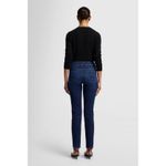 7 For All Mankind  Women's Blue Dark Wash Roxanne Mid Rise Slim Leg Jeans Size 30 Photo 1