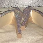 Steve Madden Beige Rhinestone Studded Platforms. Photo 1