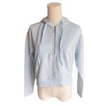 Lilly Pulitzer  - NWT Kirstie Long Sleeve Hoodie Pastel Lunar Blue Sz XXS Photo 3