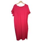 Eloquii  Dress Women’s size 22 Pink Midi Stretch Comfort Party Office Career Date Photo 1