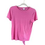 Women's J.Crew Pink Short Sleeve Tie Photo 10