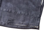 Free People We the Free Bella Moto High-Rise Skinny Jeans Size 30 Washed Black  Photo 5