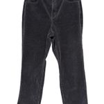 Loft Slate Gray Corduroy Jeans Cropped Raw Hem, Sz 31/12 Photo 3