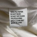 Mac Duggal  One Shoulder Illusion Gown with Pearls  Rhinestones Ivory Size 6 NWT Photo 11