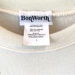 Bonworth NEW Vintage  Christmas Holiday Angels Bling Fleece Lined Sweatshirt L Photo 2