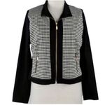 Peter Nygard  Black & White Jacket (Size Medium) Photo 0