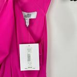 Badgley Mischka Poppy Twist Front Sheath Dress Pleated Cocktail Pink US 0 NWT Photo 3
