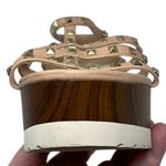 Vince Camuto “Pemolie” Studded Platform Wedge Sandals Tan Women’s Size 9.5 Photo 14