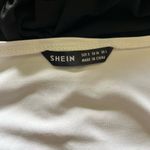 SheIn  White Ruched Long Sleeve Crop top Blouse Wide Neck Sz S T-shirt Y2K Photo 7
