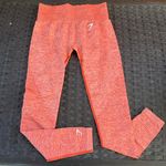 Gymshark Orange High Waisted Leggings -- Vital Seamless Collection Photo 0