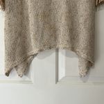 Yahada Asymmetrical Flowy Sweater Tan Photo 1