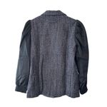 Maeve Anthropologie  NWT Mixed Media Tweed Bomber Jacket Size 6 Photo 3