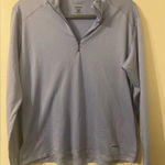 Patagonia Women's Blue Periwinkle Capilene 1/4 Zip Pullover Size Large Photo 0
