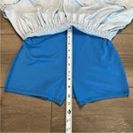 Lucky In Love 14" Paradise Smocked High Waist Blue Print Tennis Skirt Size Small Photo 5