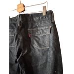 Levi's  Jeans Genuine Crafted Dark Wash Denim Women's Size 12M wide leg Photo 4