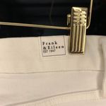 Frank & Eileen Killian White Jeans Size 29 High Rise Flare Jeans with Raw Hem Photo 4