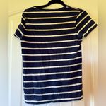 Ralph Lauren  Women's Navy and White Striped Top Photo 2