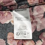 Reformation - Joelle Floral Tie Neck Button-Up Top Photo 9