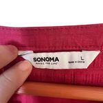 Sonoma  Dusty Rose Pink embroidered boho sleeveless dress women’s size large Photo 5