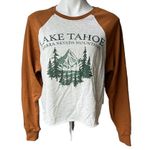SO NWT,  Lake Tahoe Graphic Raglan Tee, Sz L Photo 2