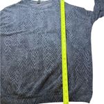 Athleta Studio To Street Print Sweatshirt Charcoal Gray Medusa Photo 5