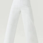 Spanx  20479R On-The-Go Cropped Wide Leg‎ Pants Classic White Size 3XL Photo 0