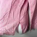 Lilly Pulitzer Vintage White Label Linen Top Womens Size XS Beaded Embroidered Photo 5