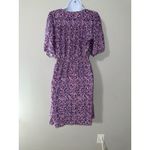 Tulip Creations Ruched‎ Waist Flowy Short Sleeve Dress EUC Size S Photo 3
